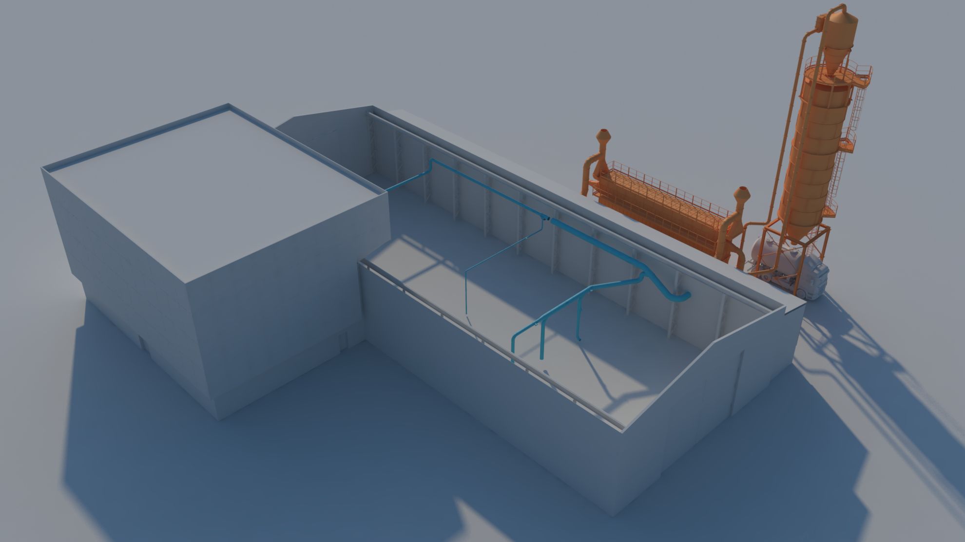Sistema de aspiración y filtración para una planta de reciclado