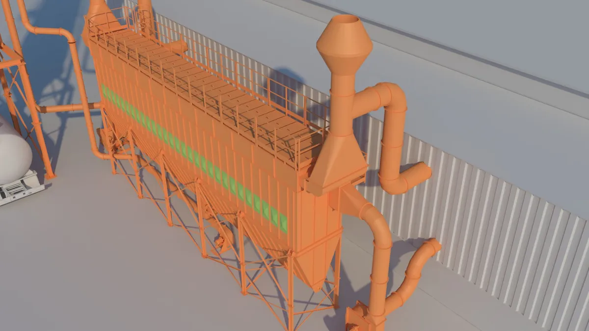 Sistemas de aspiración y filtración para una planta de reciclado