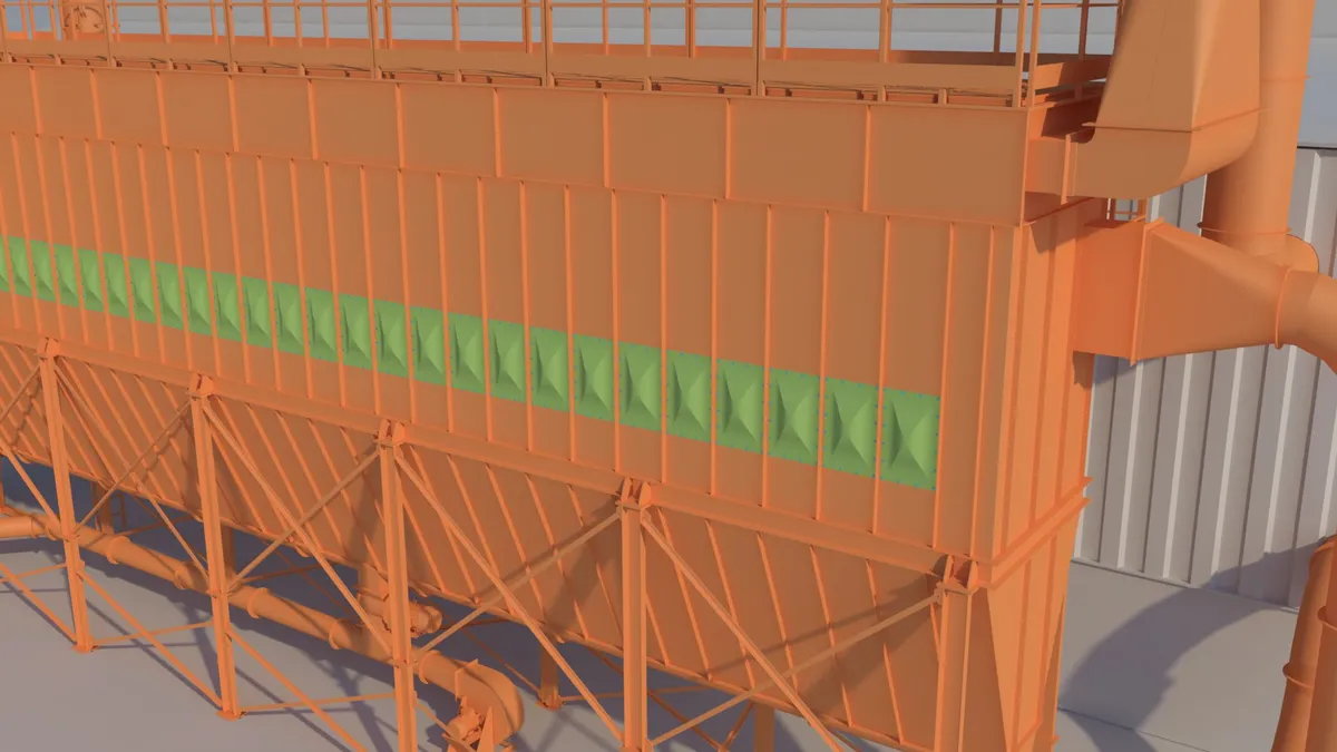 Sistemas de aspiración y filtración para una planta de reciclado