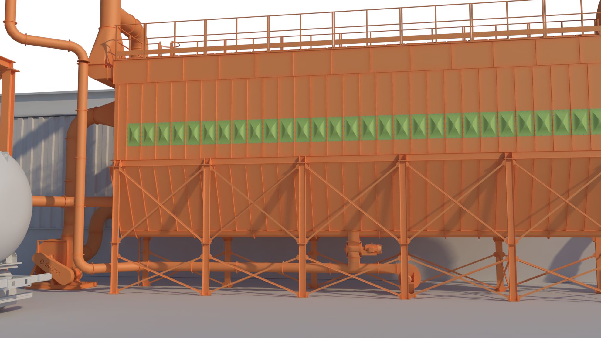 Sistema de aspiración y filtración para una planta de reciclado